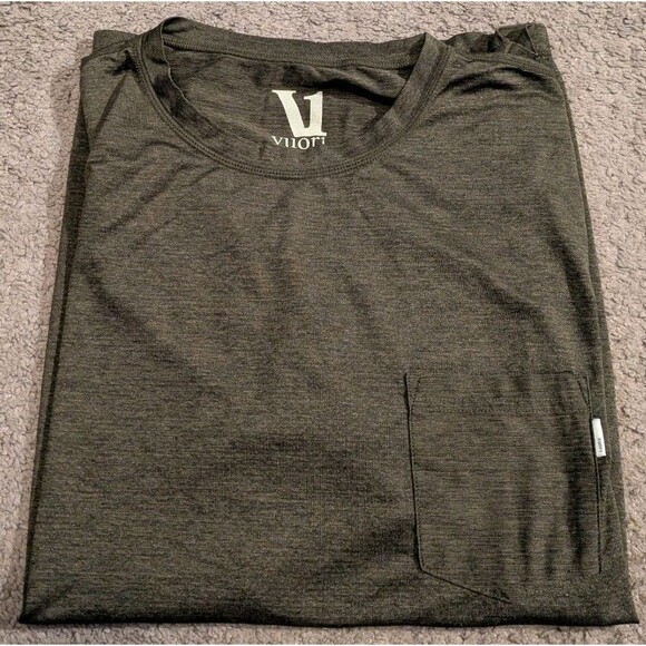 Vuori Tradewind Performance Tee Green T-Shirt Men's Medium - Picture 1 of 6